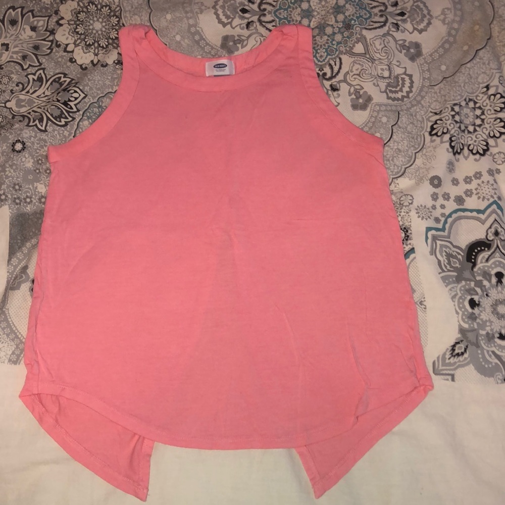 Old Navy pink tank with cross back